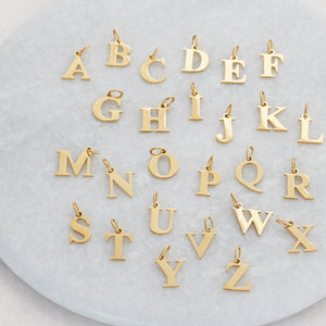 Initialen Kette • Buchstaben Kette • personalisierte Kette • Familie Halskette • Namenskette • gold silber rosé • Edelstahl Kette • K537