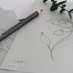 Geburtsblumen Halskette • Personalisierte Kette • Flora Halskett • Plättchen Kette • Namen Kette · Geschenk für sie • MK003*