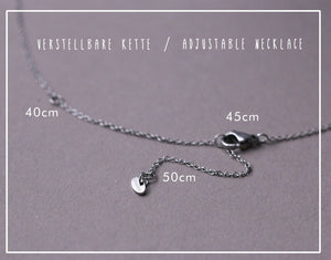 Personalisierte Anker Kette • Initiale Anker Halskett • Anker Kette • Namen Kette • Namenskette • Familien Kette K524