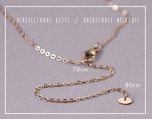 Schneekugel Halskette Gravur· Personalisierter Schmuck· mini Schneekugel - Geschenke für Frauen · Weihnachtsgeschenke · K502
