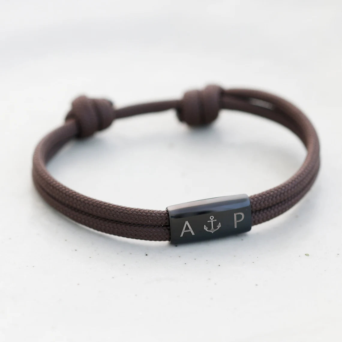 Papa Armband Geschenkset- Personalisiertes Segeltau Armband