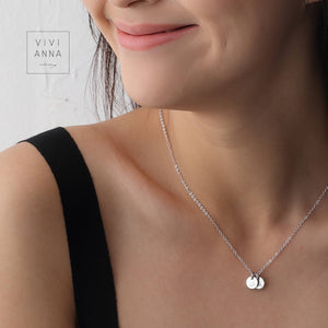 viviannaschmuck Halskette brautjungfern trauzeugin Personalisiertes gravur personalisierte geschenke 